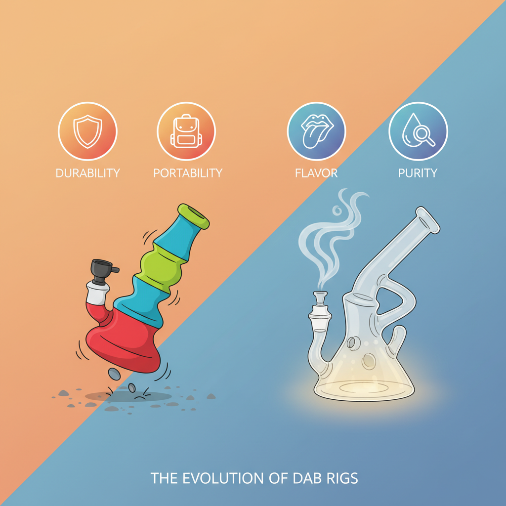 Silicone vs Glass Dab Rig