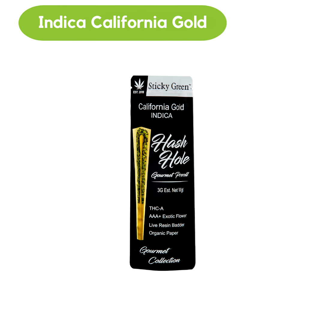 Sticky Green Hash Holes 2ct Pre-Rolls 3g