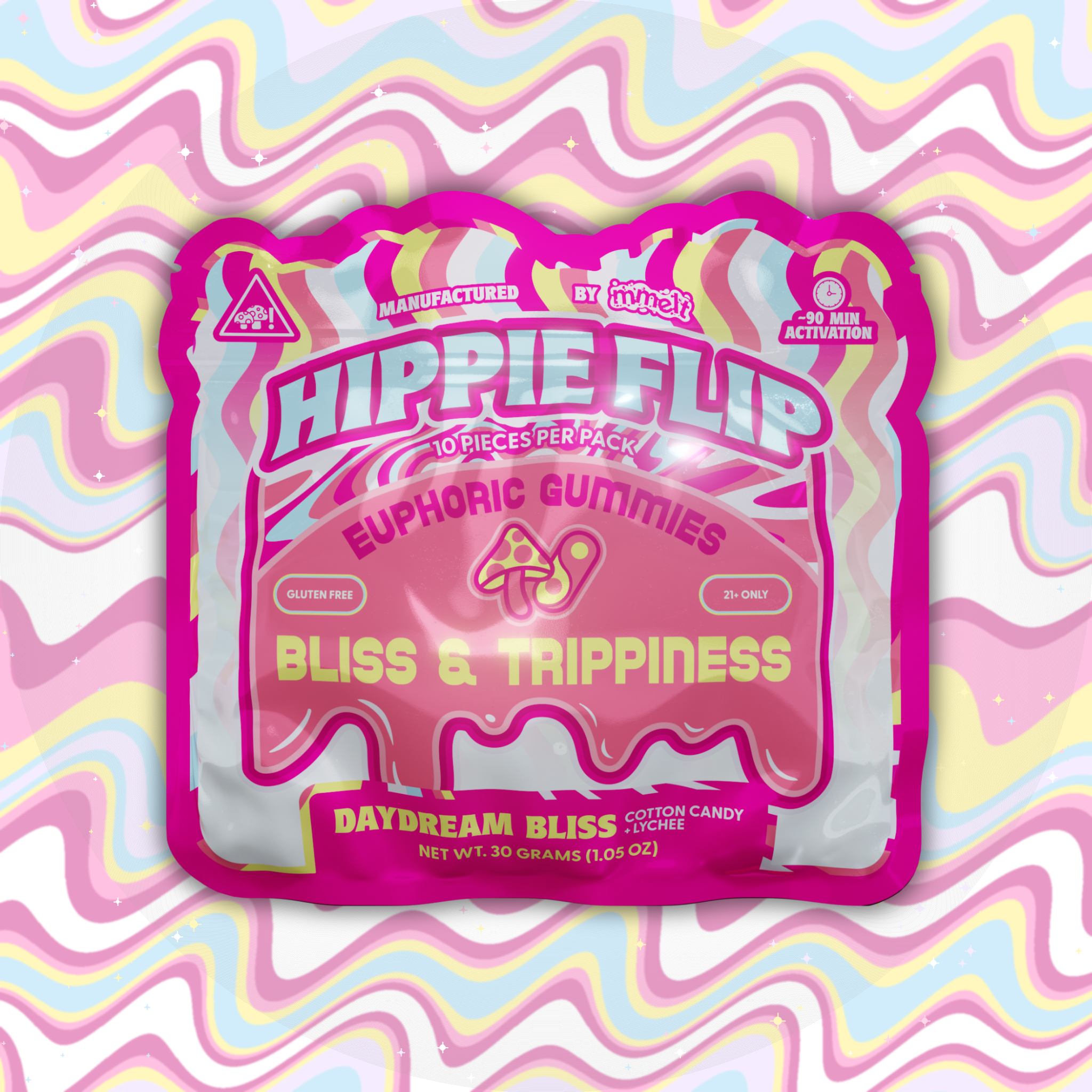 Hippie Flip Mushroom Gummies 10ct