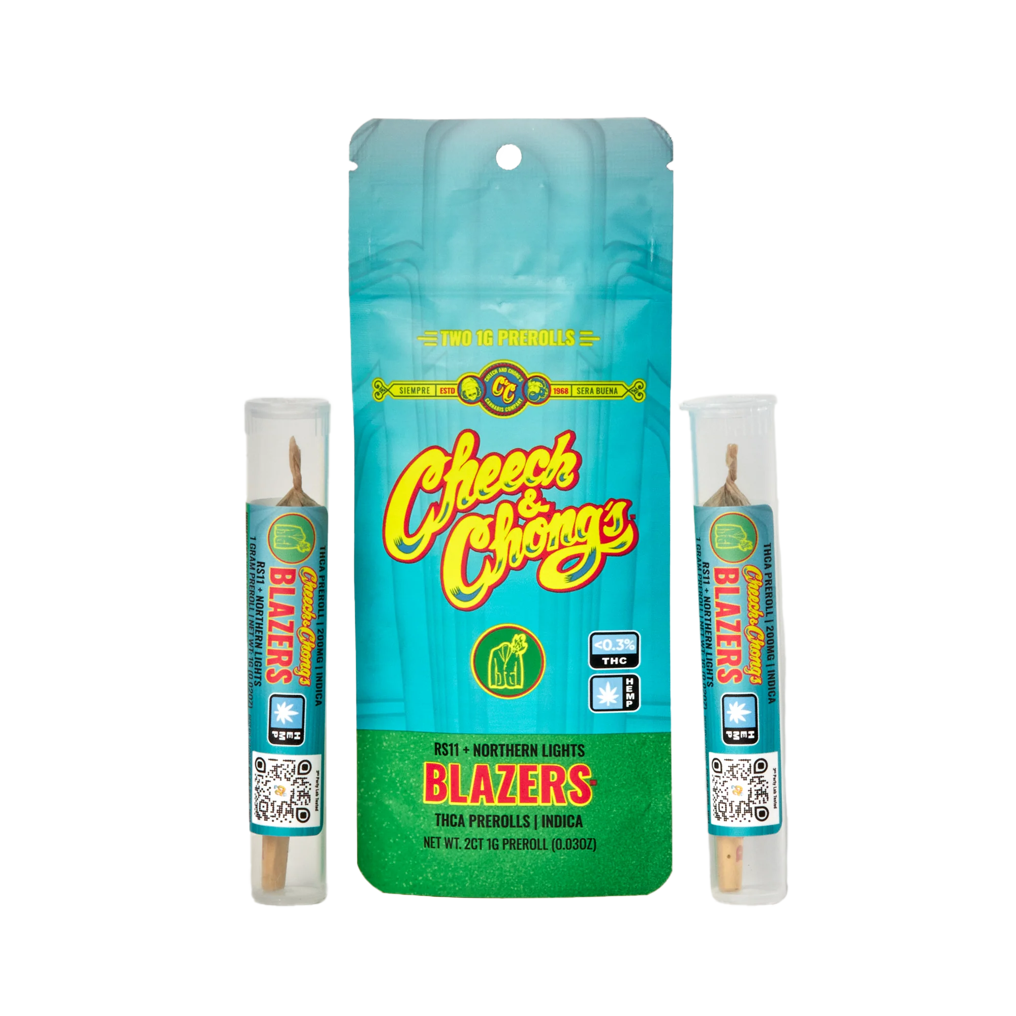 Cheech and Chongs Blazers Prerolls | 2G