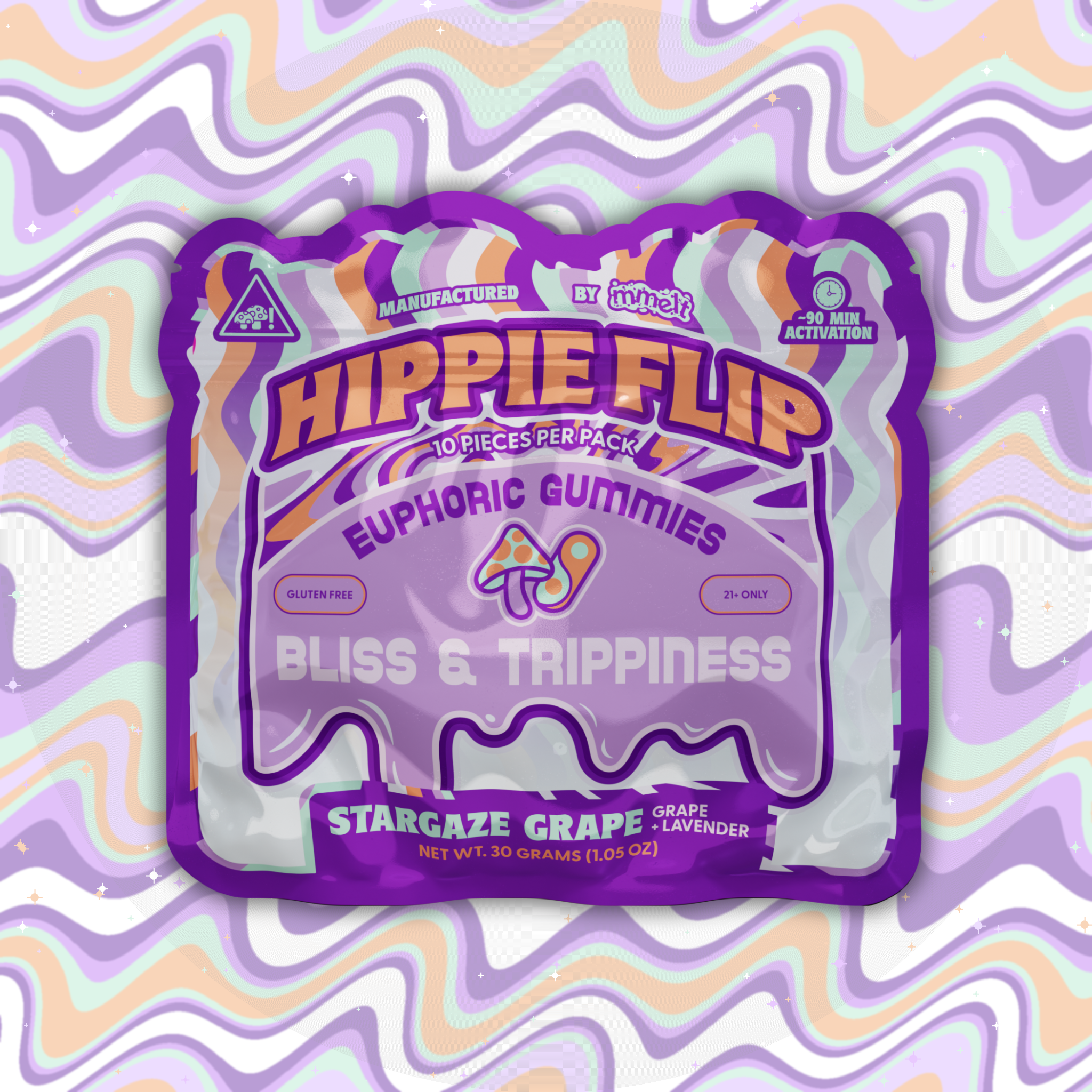 Hippie Flip Mushroom Gummies 10ct
