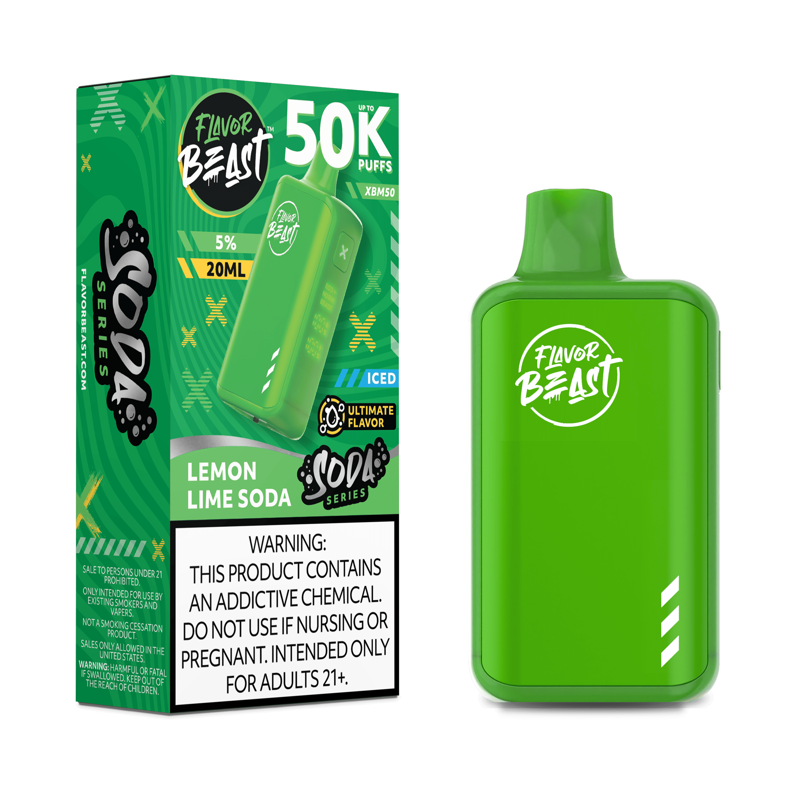Flavor Beast XBM50 50K Disposable