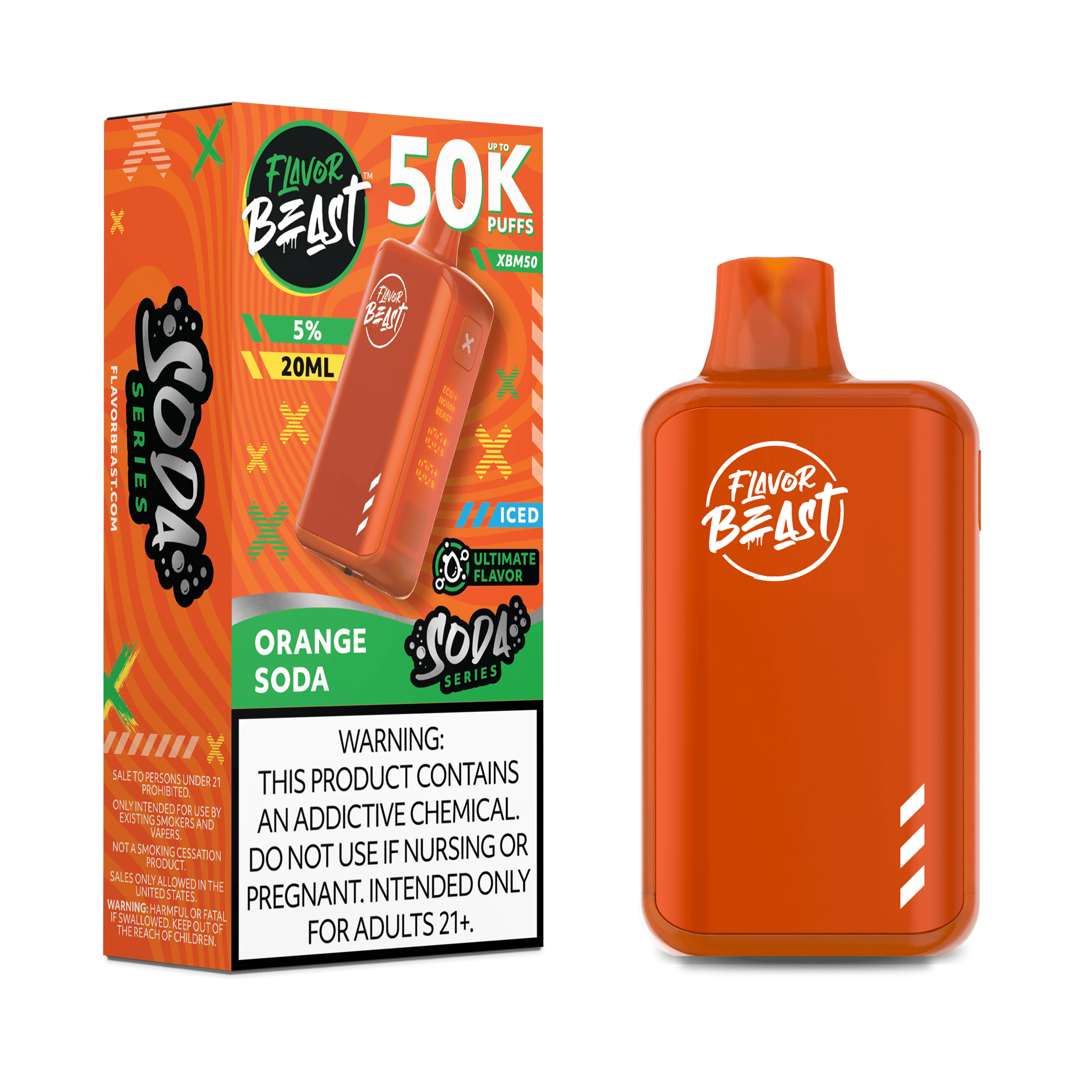 Flavor Beast XBM50 50K Disposable
