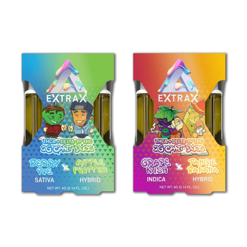 Extrax THCA 2g Cartridge Duo