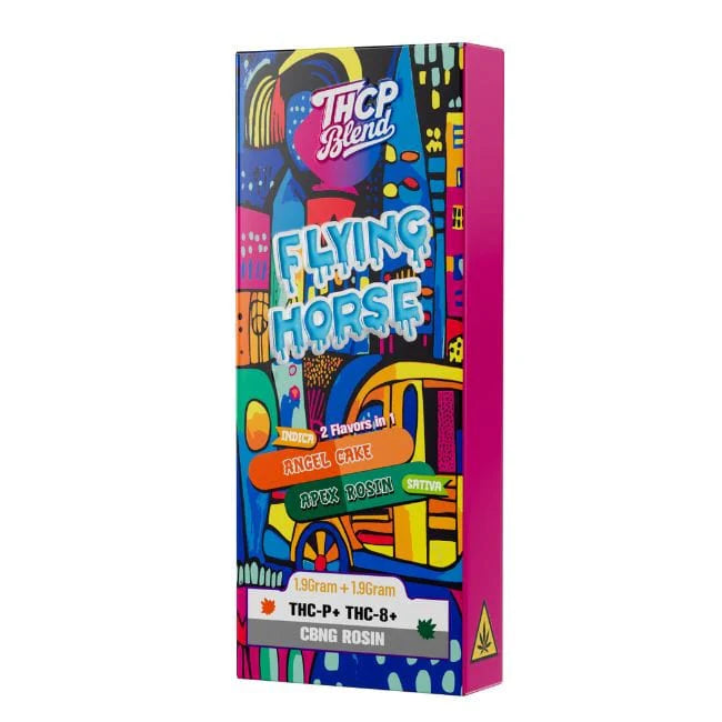 Flying Horse THCP Blend Disposable Vape Rosin 2 in 1 Flavor 3.8gm