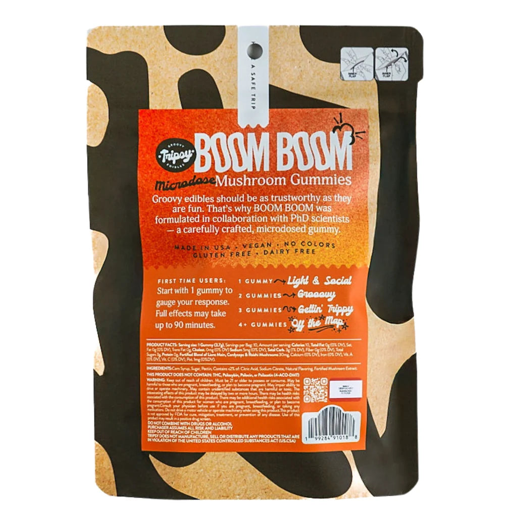 Tripsy Boom Boom Mushroom Gummies 10ct