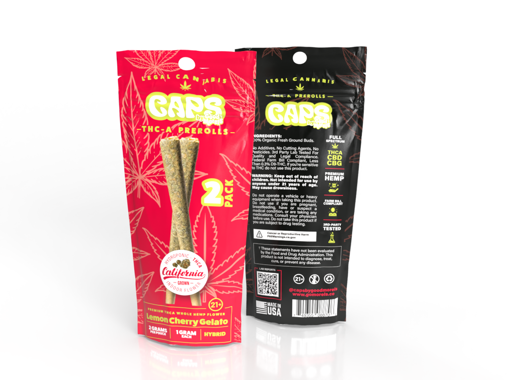 CAPS THC-A Prerolls | 2G