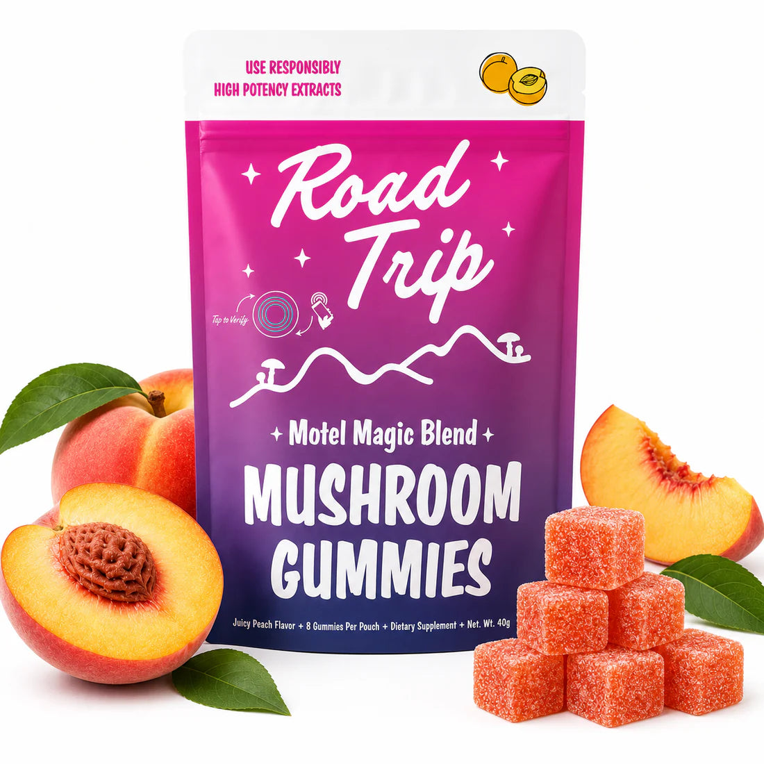 Road Trip Motel Magic Gummies 8ct