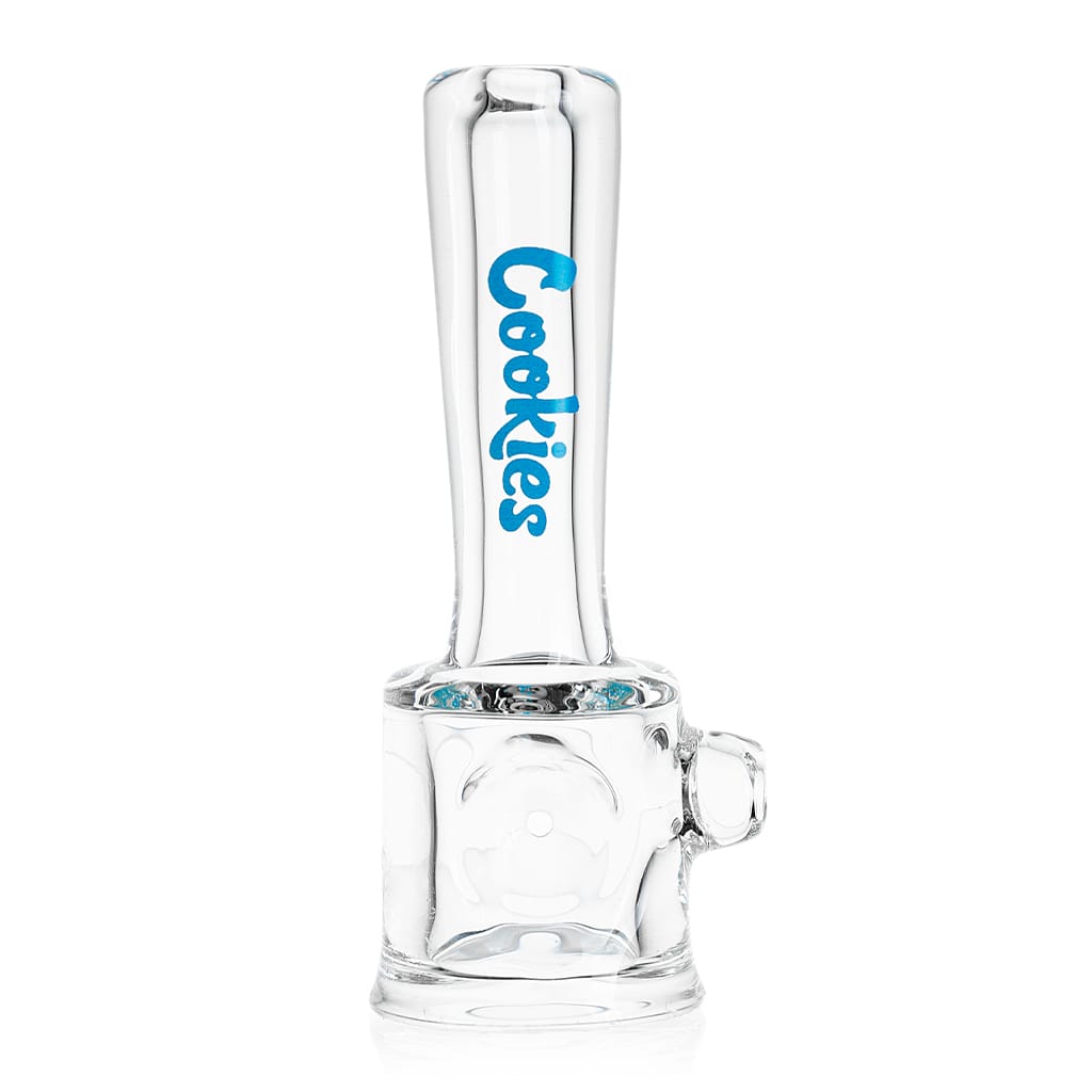 Cookies 4" Mini Mallet Hand Pipe Clear