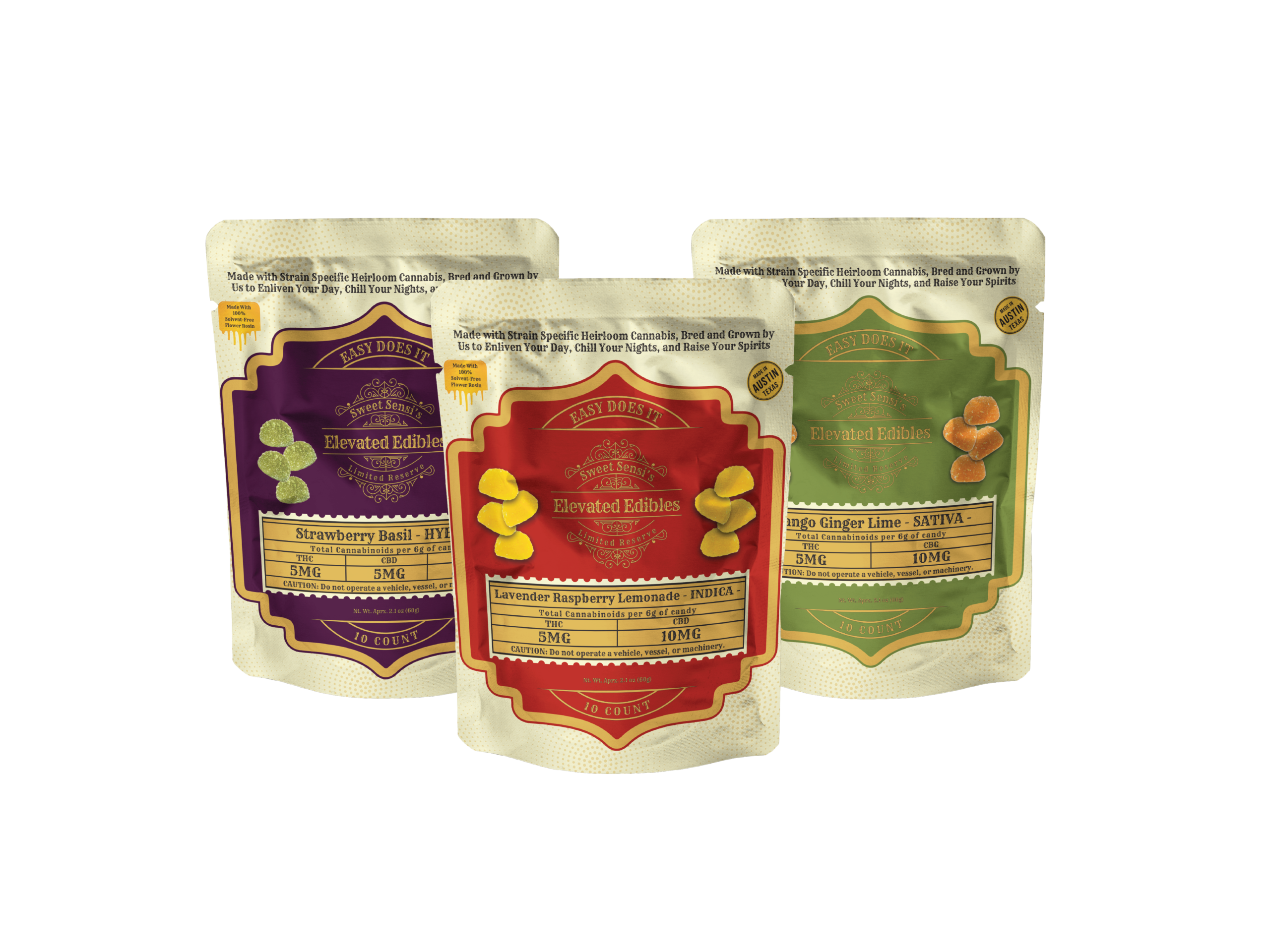 Sweet Sensi Easy Does It Gum Drops 50mg