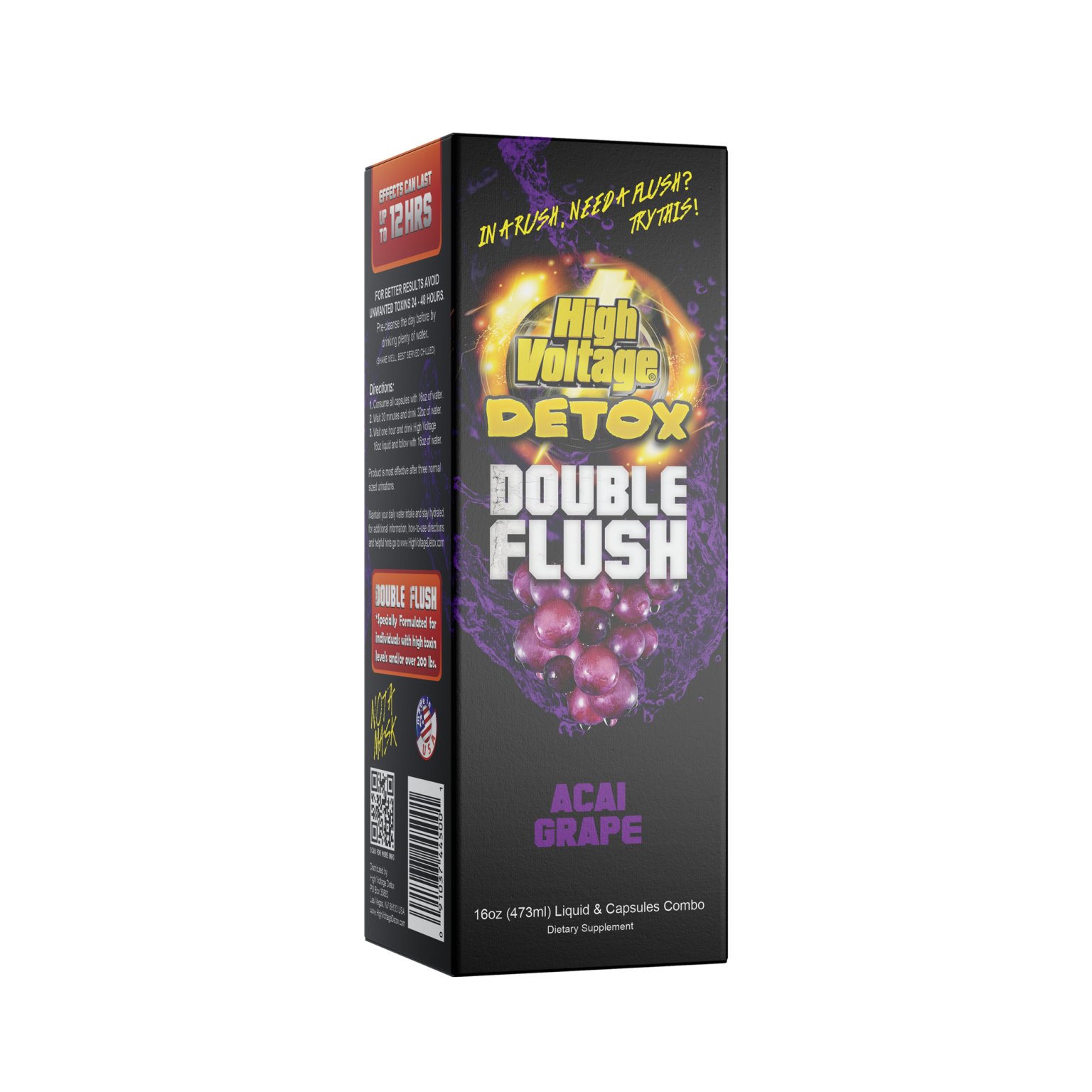 High Voltage Detox Double Flush – Fast 12-Hour Cleanse