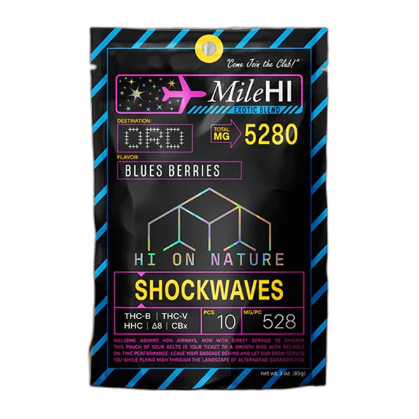Hi On Nature Mile Hi Exotic Blend Shockwaves 5280mg