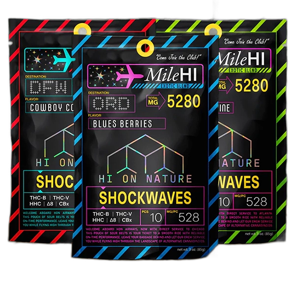 Hi On Nature Mile Hi Exotic Blend Shockwaves 5280mg