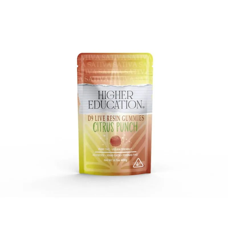 Higher Education Delta 9 Live Resin Gummies 1200mg