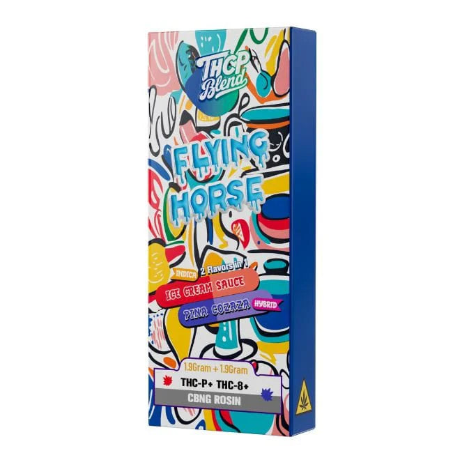 Flying Horse THCP Blend Disposable Vape Rosin 2 in 1 Flavor 3.8gm