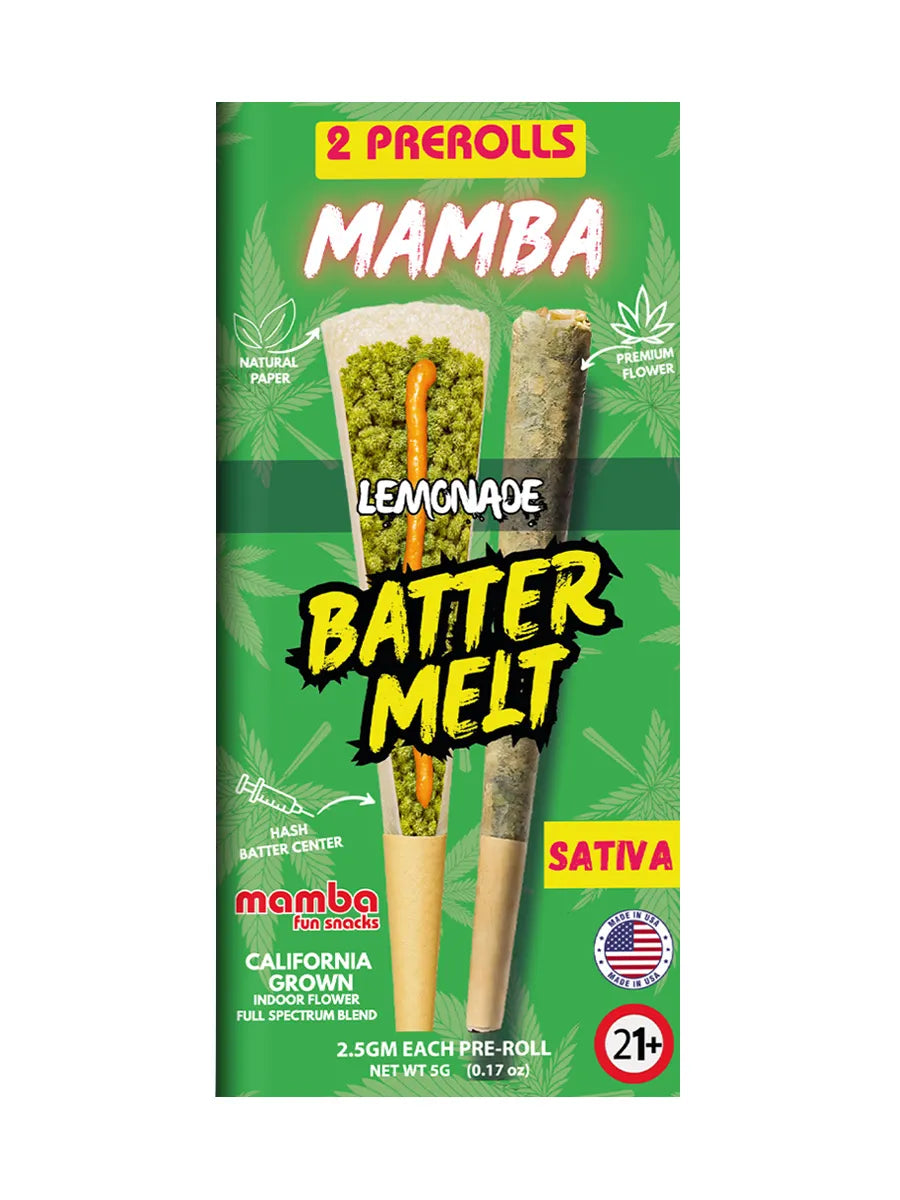 Mamba Batter Melt THCa Prerolls 2ct