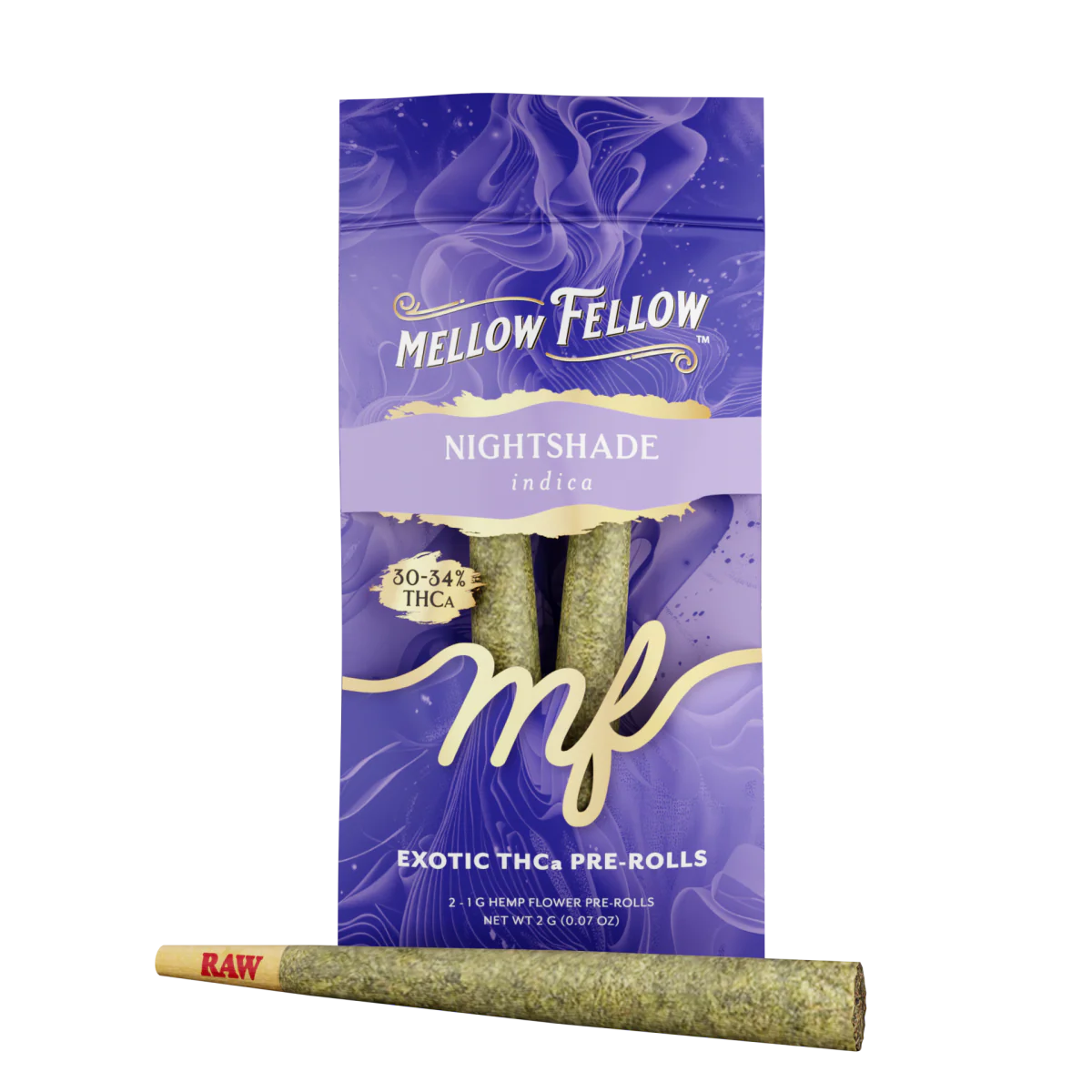 Mellow Fellow THCA Pre Roll 2ct 4g