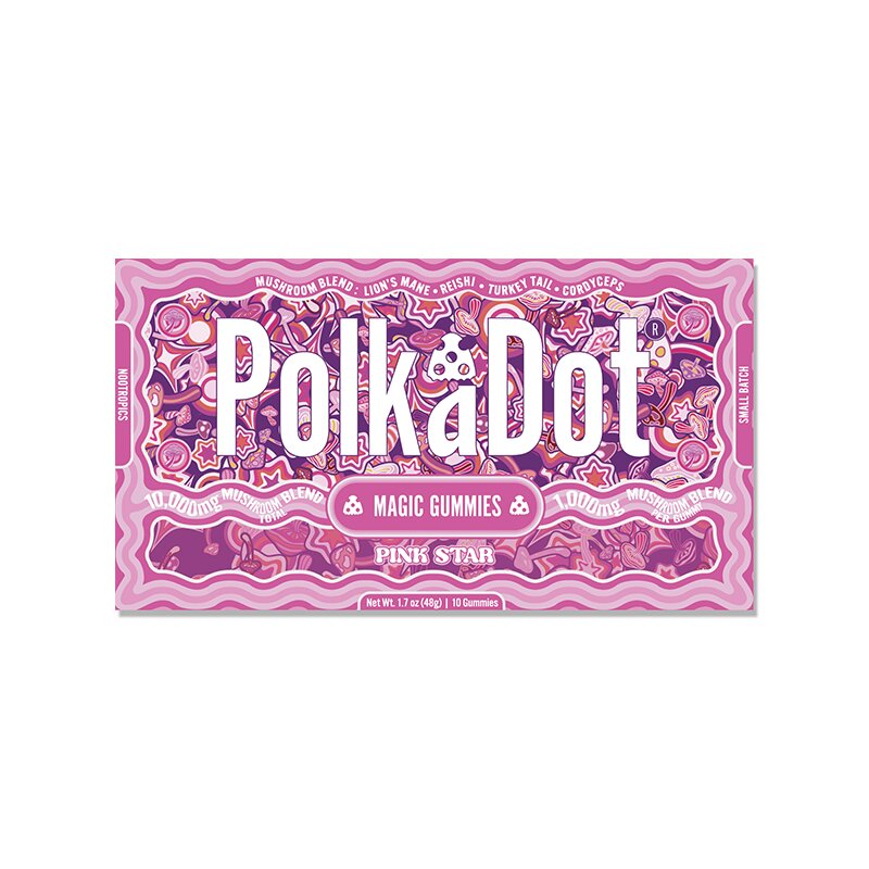 Polk A Dot Mushroom Gummies 10000mg