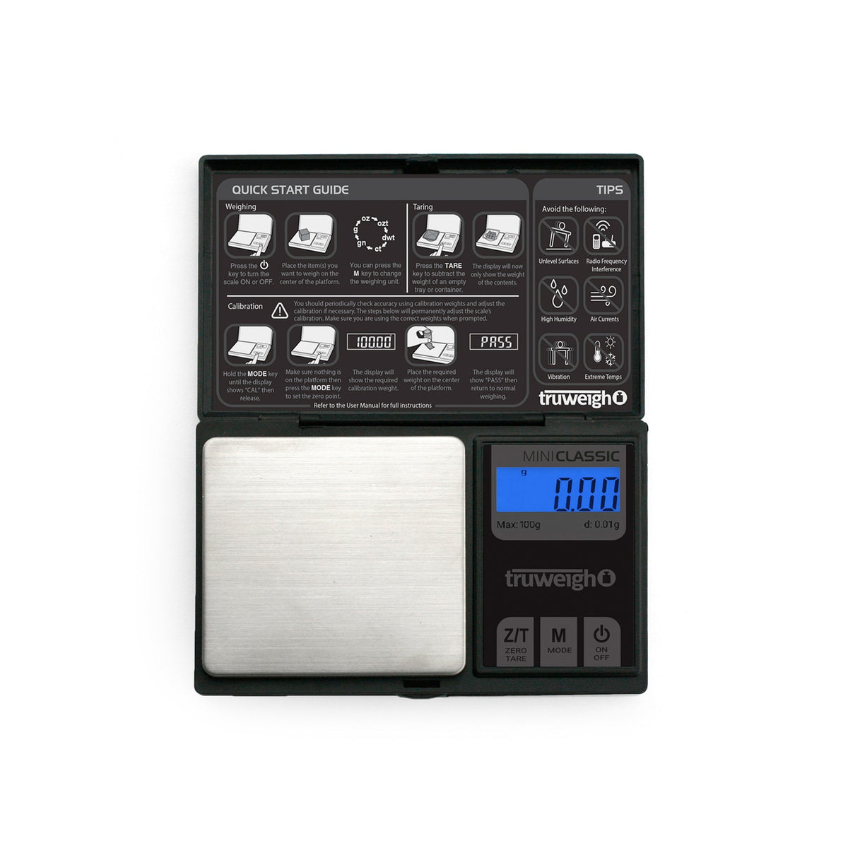 Truweigh Mini Classic Digital Scale 100g x 0.01g