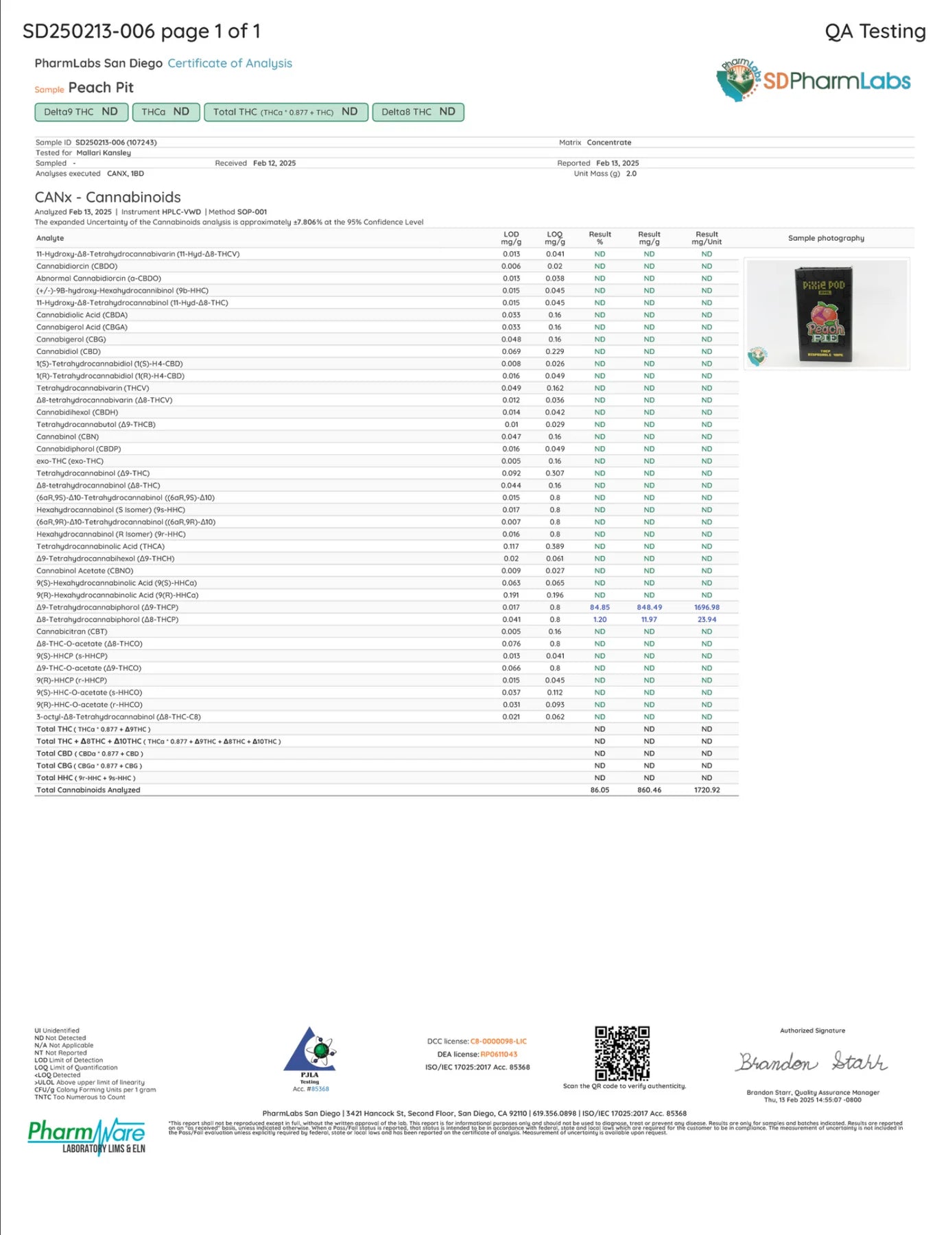 PIXIE POD: THCP DISPOSABLE - 2G