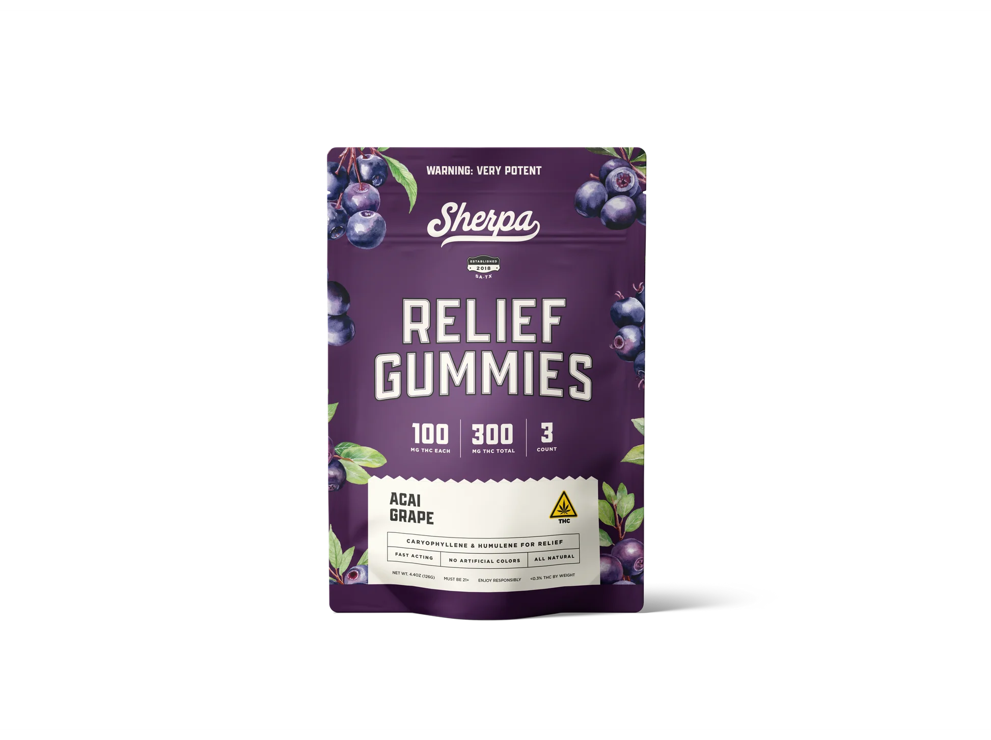 Sherpa D9 Gummies 300mg