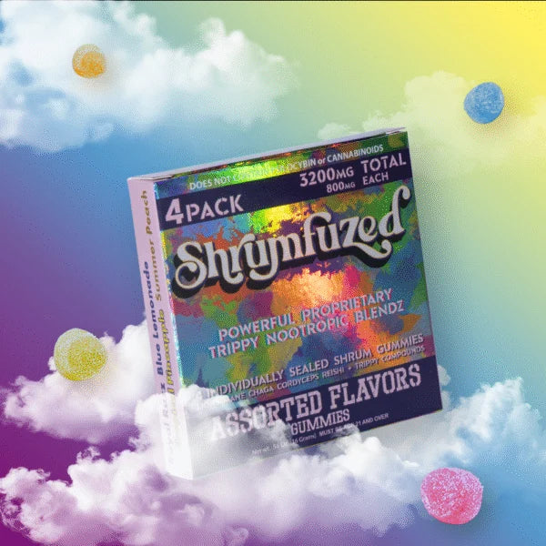 Shrumfuzed Mushroom Gummies 3200mg 4ct