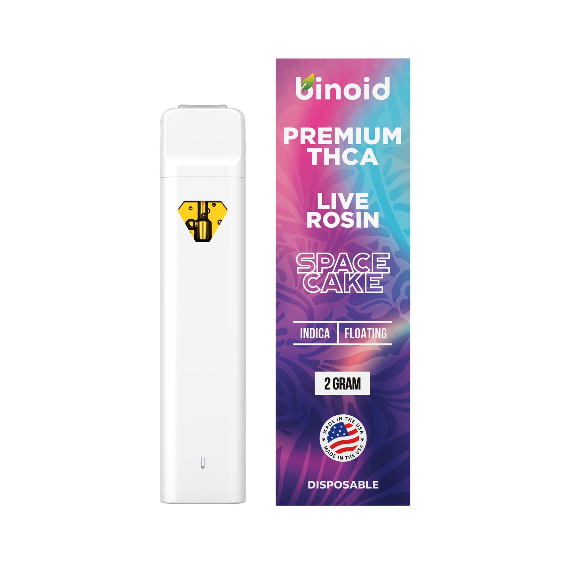 Binoid THC-A Live Rosin Disposable 2G