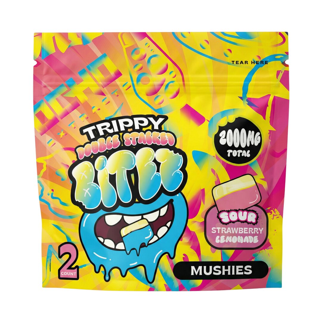 Trippy Double Stacked Mushroom Bitez - 2000mg (2ct)