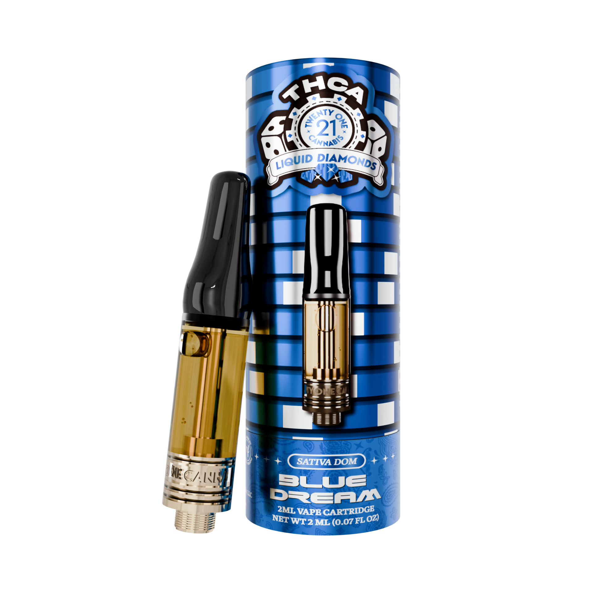 Twenty One Cannabis THCA Cartridge 2g