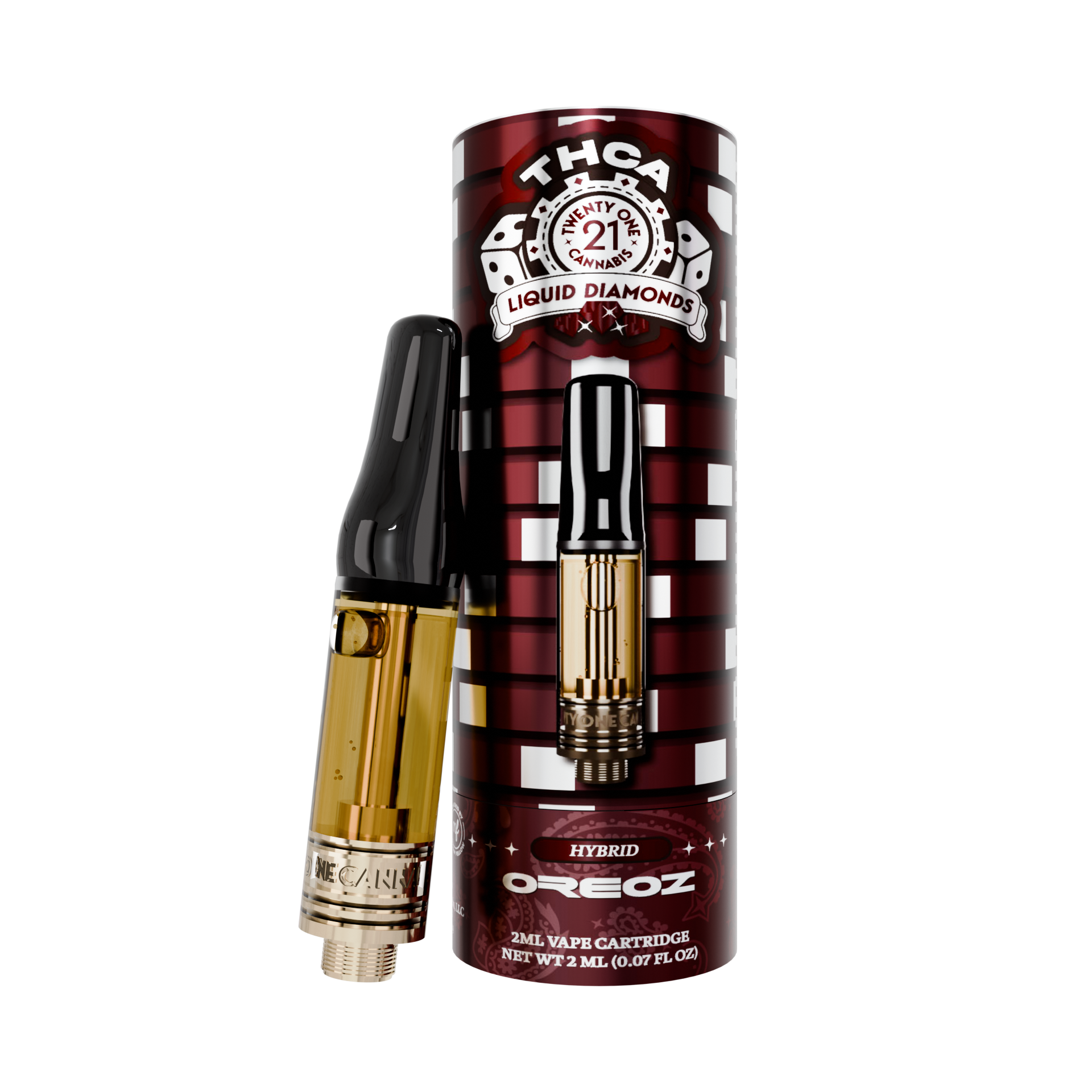Twenty One Cannabis THCA Cartridge 2g
