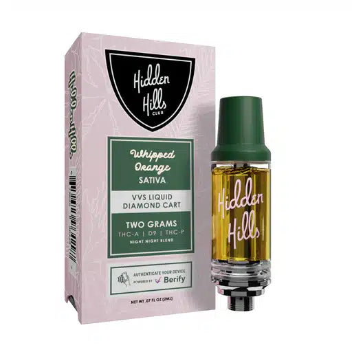 HIDDEN HILLS VVS LIQUID DIAMOND CARTRIDGE 2G