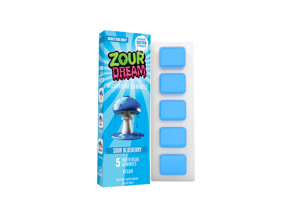 Zour Dream Mind Melting Mushroom Gummies 5ct