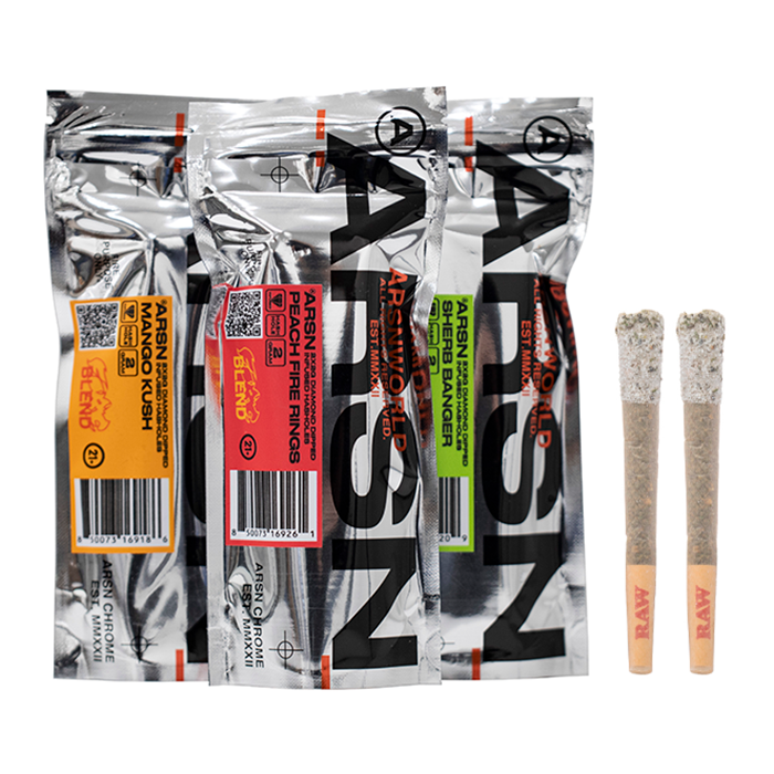 ARSNWORLD Diamond Dipped Hashhole THC-A Pre Rolls 4G