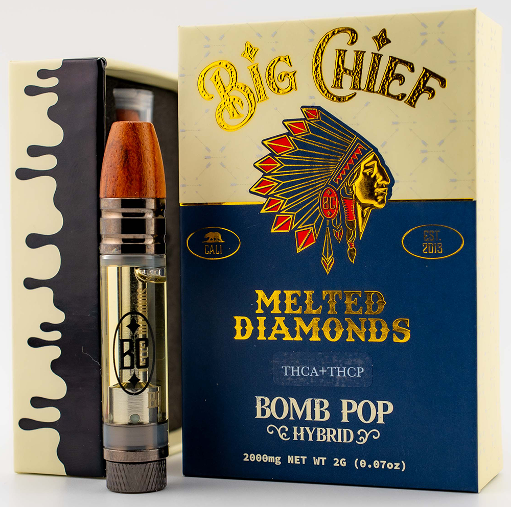 Big Chief Melted Diamonds THCA+THCP Cart 2G