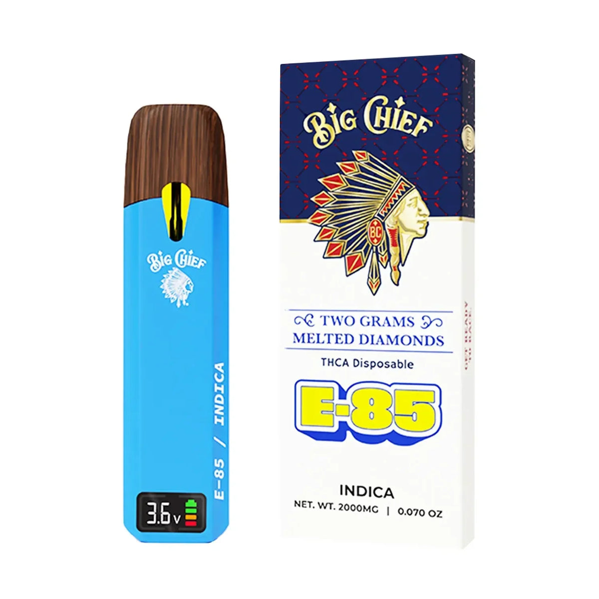 Big Chief THCa Melted Diamonds Disposable 2G