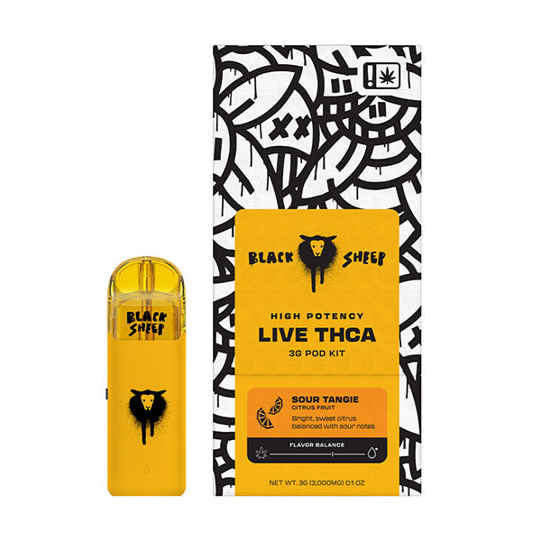 Black Sheep High Potency Live THCa Pod Starter Kit | 3g