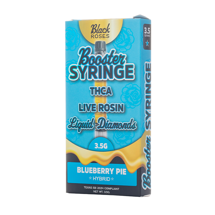 Black Roses THCA Live Rosin Booster Syringe 3.5G