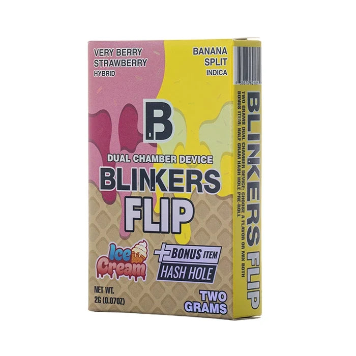 Blinkers Flip 2g THC-A Dual Chamber Disposable + Hash Hole Pre-Roll