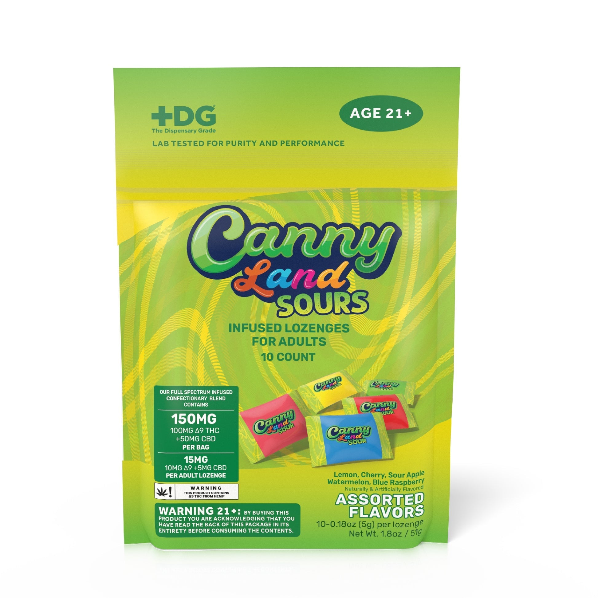 Canny Land THC Infused Lozenges - 10ct