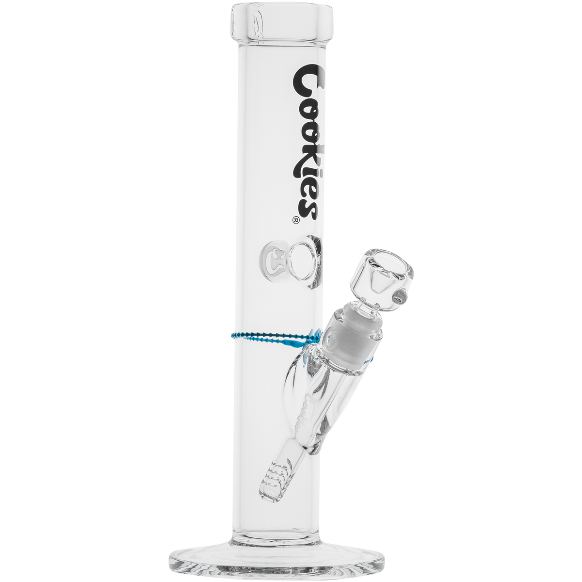 Cookies 13" Original Straight Water Pipe Black