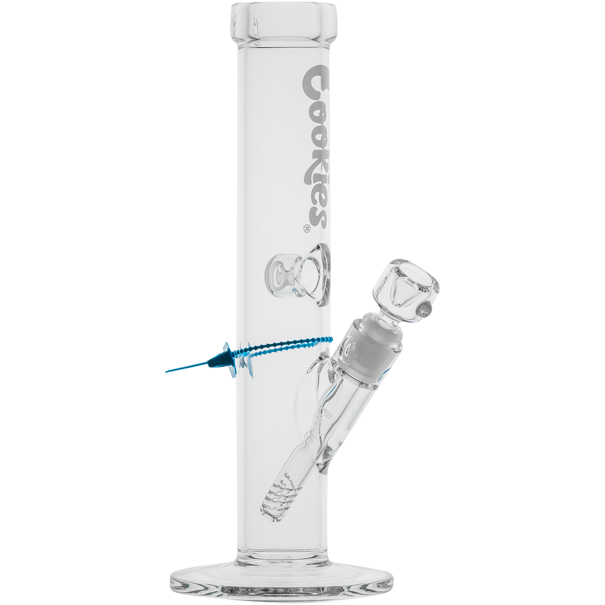 Cookies 13" Original Straight Water Pipe White