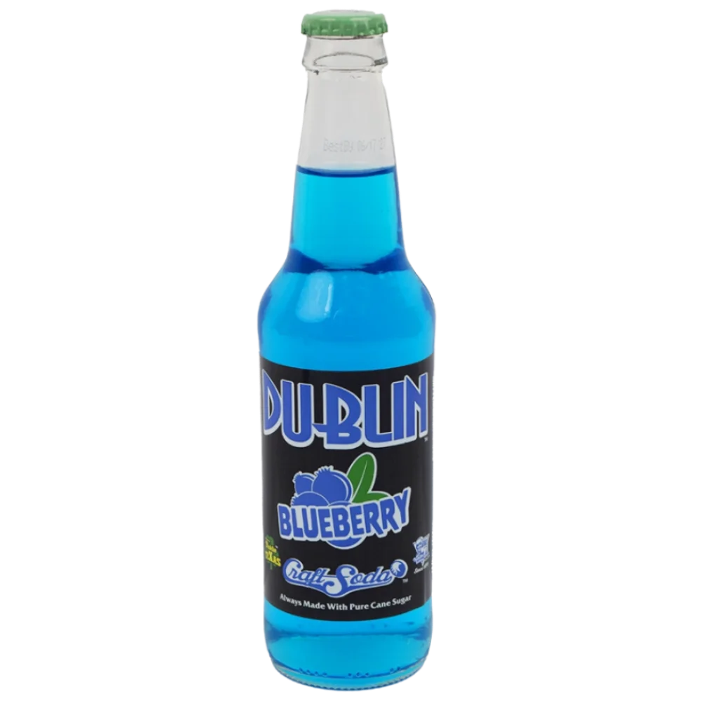 Dublin Craft Cane Sugar Soda (USA) – Texas Cane Sugar Soda, 3 Flavors — blueberry