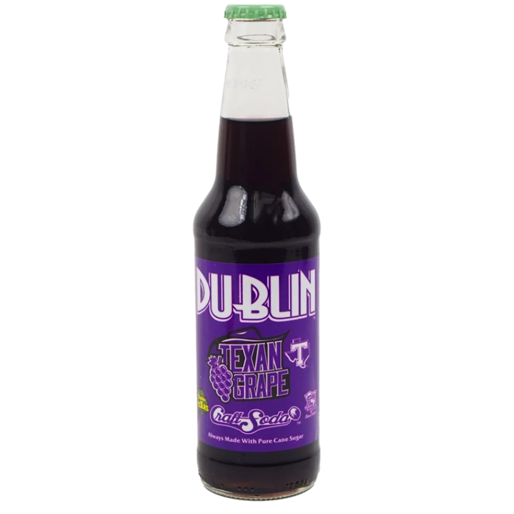 Dublin Craft Cane Sugar Soda (USA) – Texas Cane Sugar Soda, 3 Flavors — texan grape