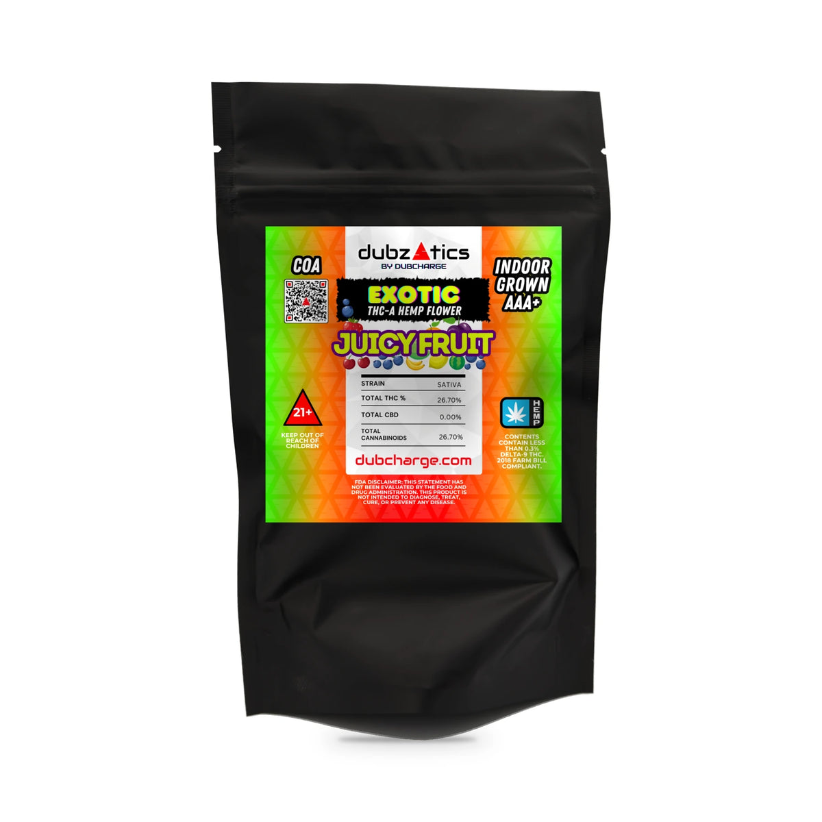 DubZotics Juicy Fruit THC-A Flower | Sativa