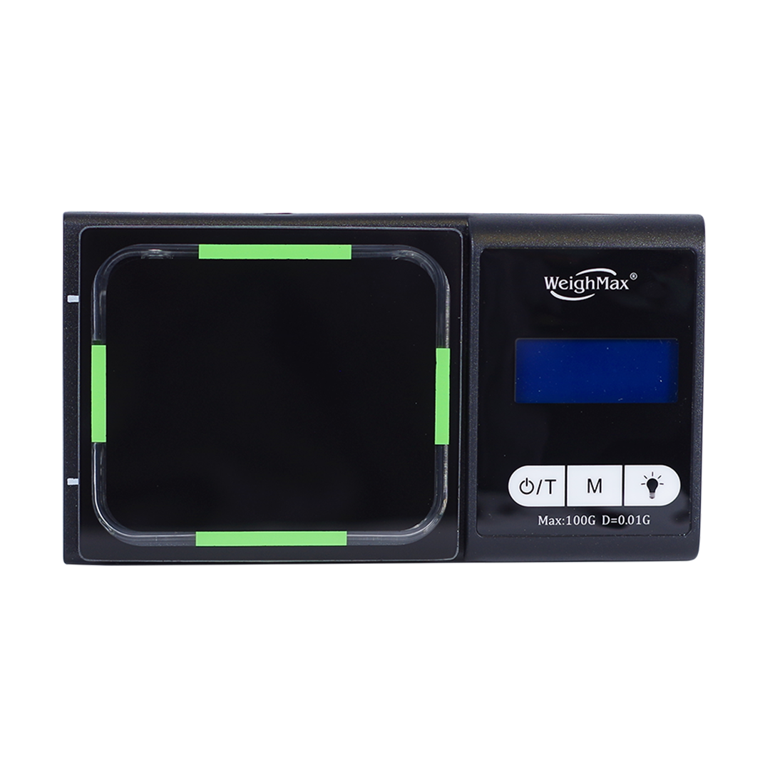 WeighMax Lux-100 LED Digital Pocket Scale 100g x 0.01g Green