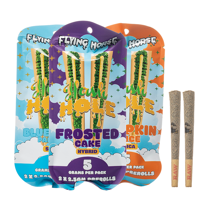 Flying Horse THCA Hash Hole Prerolls 5G