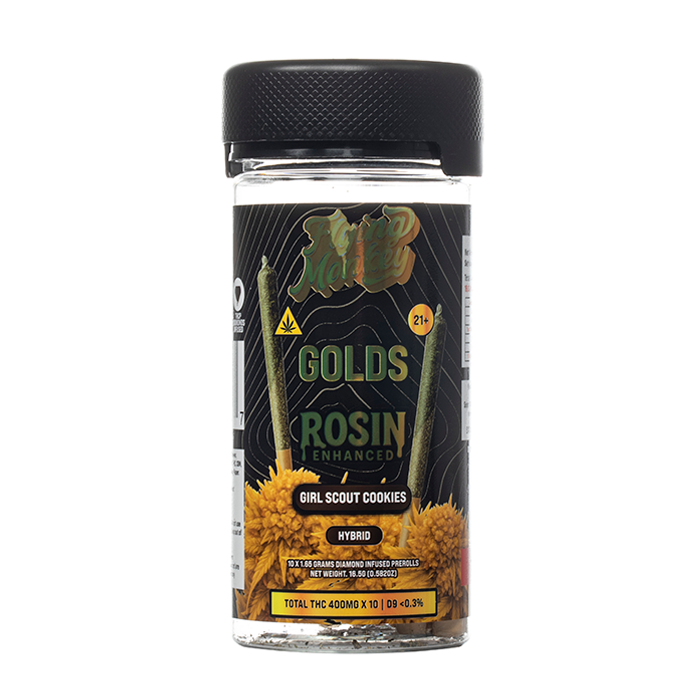 Flying Monkey Golds Rosin Enhanced Prerolls 16.5G