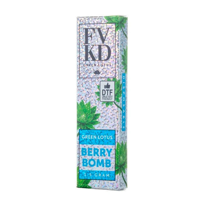 FVKD Exotics Green Lotus 1.5g Blue Lotus Disposable Vape