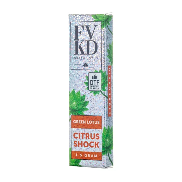 FVKD Exotics Green Lotus 1.5g Blue Lotus Disposable Vape