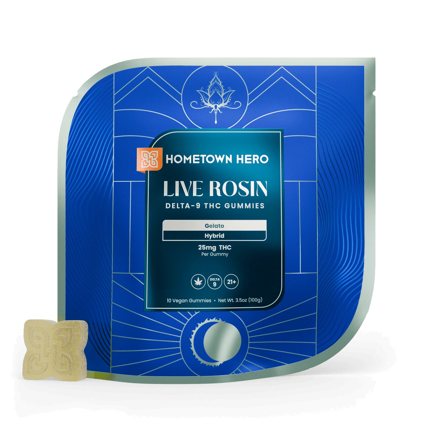 Hometown Hero Live Rosin Gummies 10ct